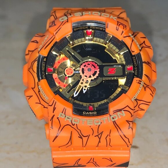 CASIO G-Shock Dragon Ball Z GA-110JDB-1A4JR Collaboration Limited - Picture 1 of 5